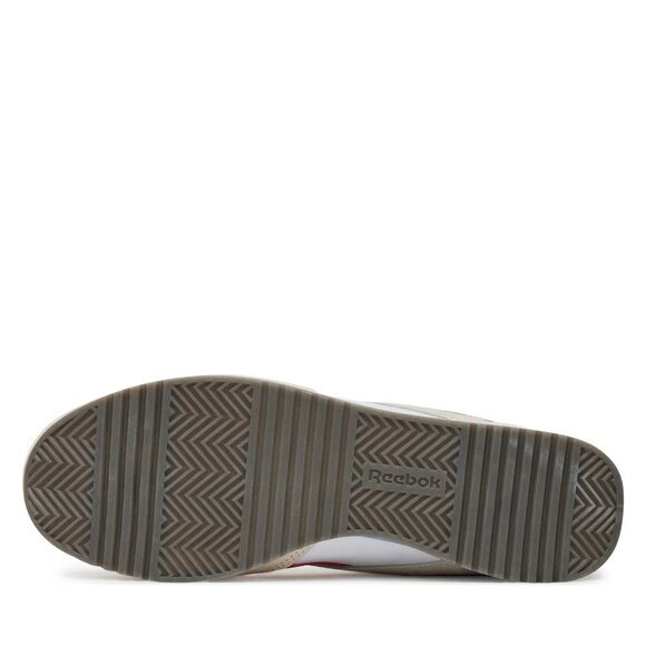 NEW REEBOK Leather Fiori Low Profile women Sneakers in WHITE/RED/BLUE 1025 4t2 - Picture 6 of 7